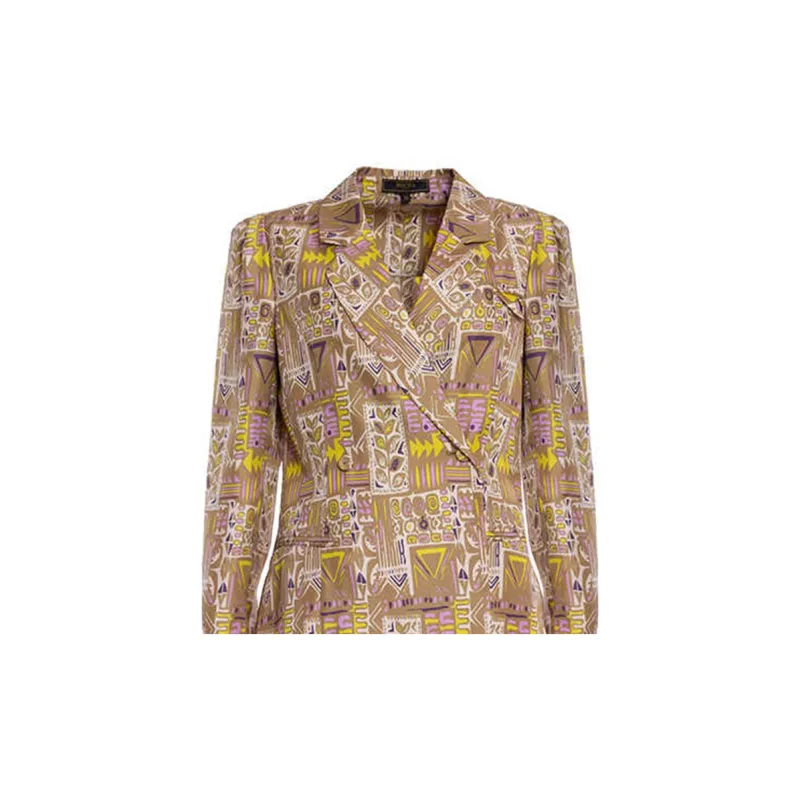 BESIONIA SS23 Business Suits Coats Women's Brown-4