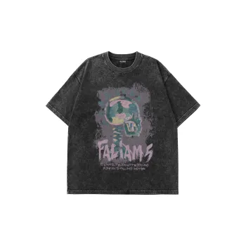 FALIAMS T Shirts Unisex Black