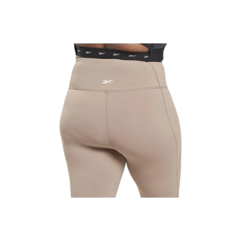 Reebok Lux High-Waisted Leggings Leggings Women's Taupe-2