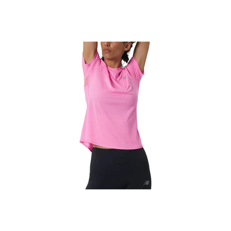 New Balance T Shirts Women's Pink-2