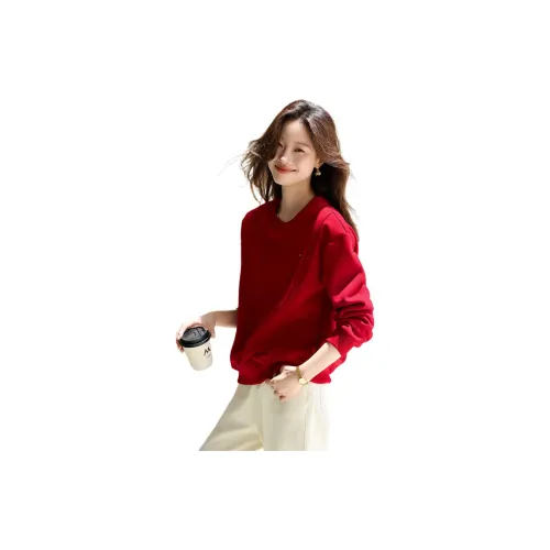 Mo Han Yi Mei Sweatshirts Women's Red