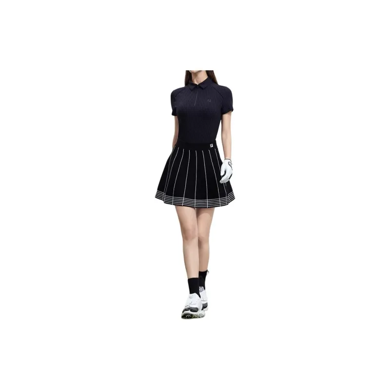 FILA Golf Series Casual Short Skirts Women's Black-3