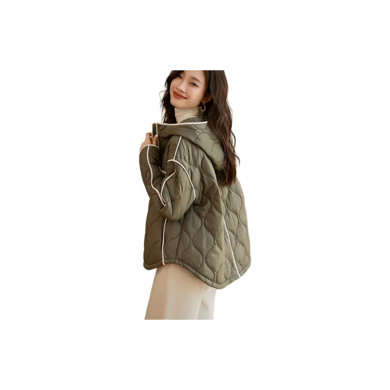 Mo Han Yi Mei Puffer Jacket Women's Green-3