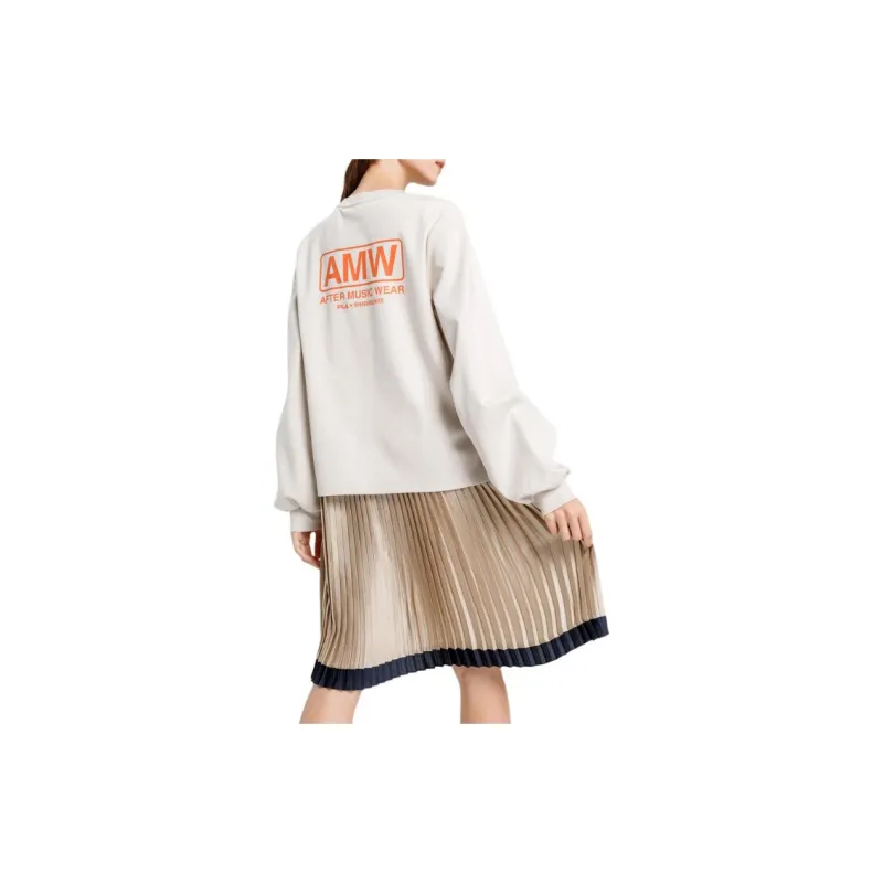 FILA Long Sleeved Dresses Women's Hyacinth Bean Gray-4
