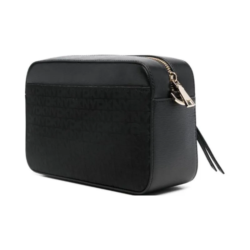 DKNY Calfskin Shoulder Bag Crossbody Bag Women's Black-1