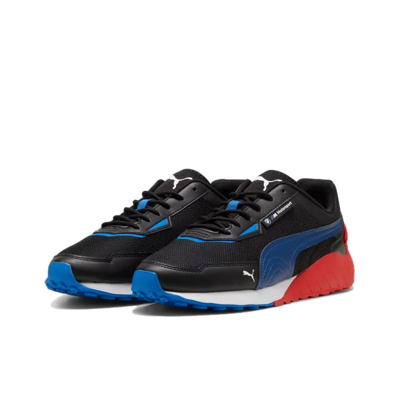 PUMA Anti Slip Wear Resistant Low Top Casual Shoes Unisex Black Red-2