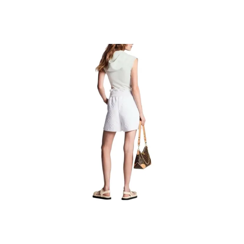 LOUIS VUITTON 3D Monogram Trompe L'Oeil Mini Shorts-2
