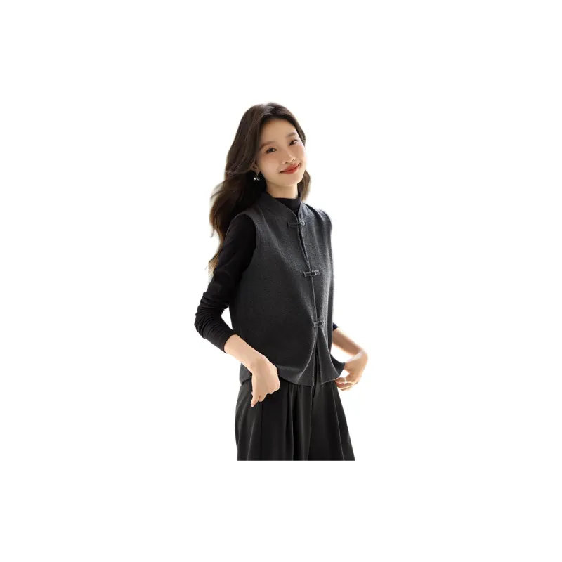 Mo Han Yi Mei Knitwear Women's Gray-2