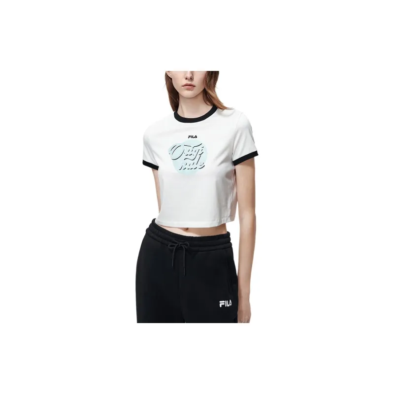 FILA T Shirts Women's White-2