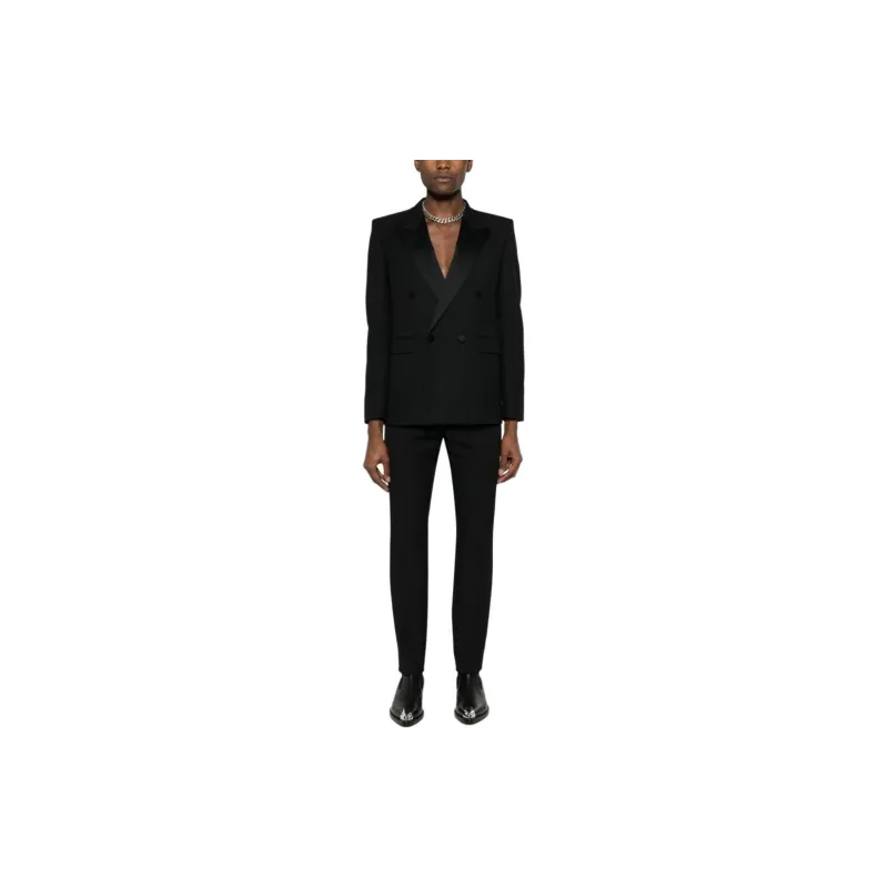 SAINT LAURENT Tailored Slim fit Trousers-2