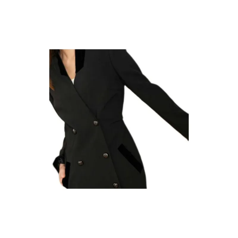 BESIONIA FW24 Long Sleeved Dresses Women's Black-7