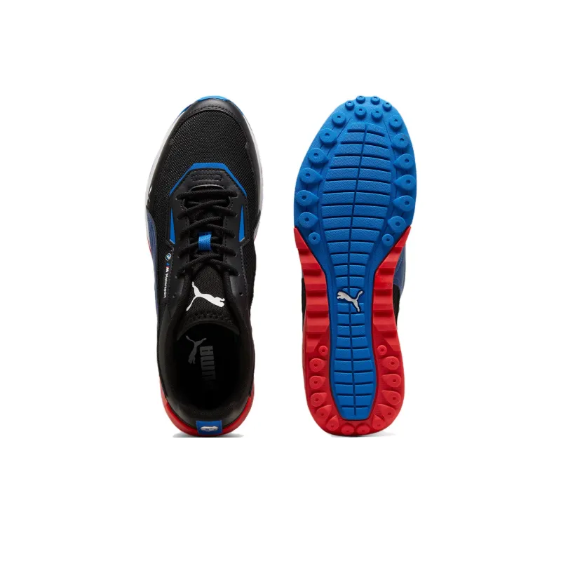 PUMA Anti Slip Wear Resistant Low Top Casual Shoes Unisex Black Red-3
