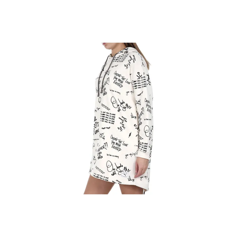 PUMA Long Sleeved Dresses Women's Ecru-3