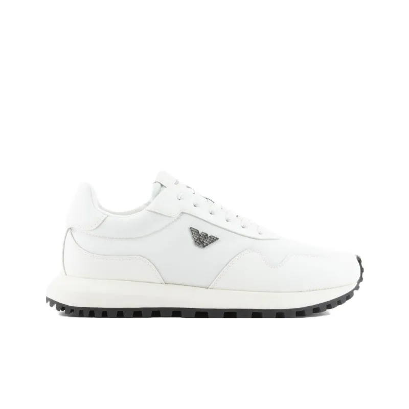 EMPORIO ARMANI Low Top Casual Shoes Men's White-1