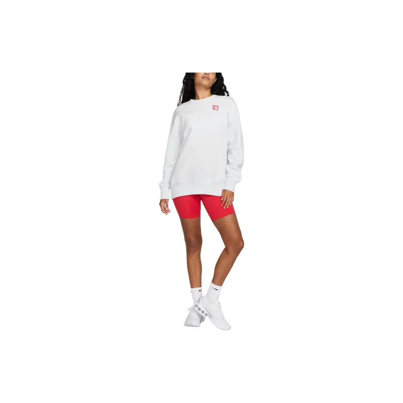 Nike LiverpoolFC FW24 Phoenix Fleece Third Sweatshirt Women's Pure Platinum/White-2