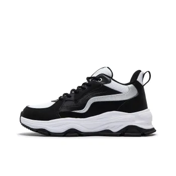 361° Anti Slip Wear Resistant Low Top Casual Shoes Women's Black White