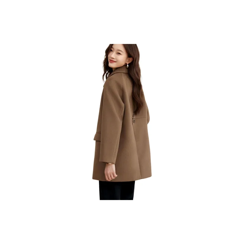 Mo Han Yi Mei Coat Women's Coffee-2