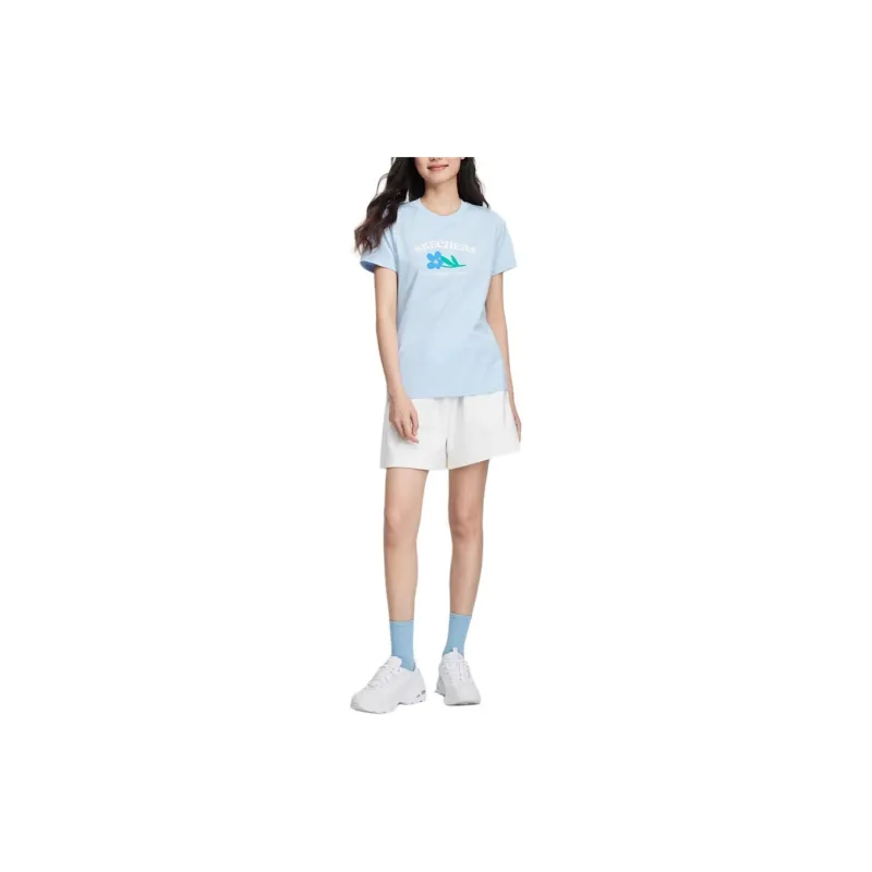 Skechers T Shirt Women's Cashmere Blue-2