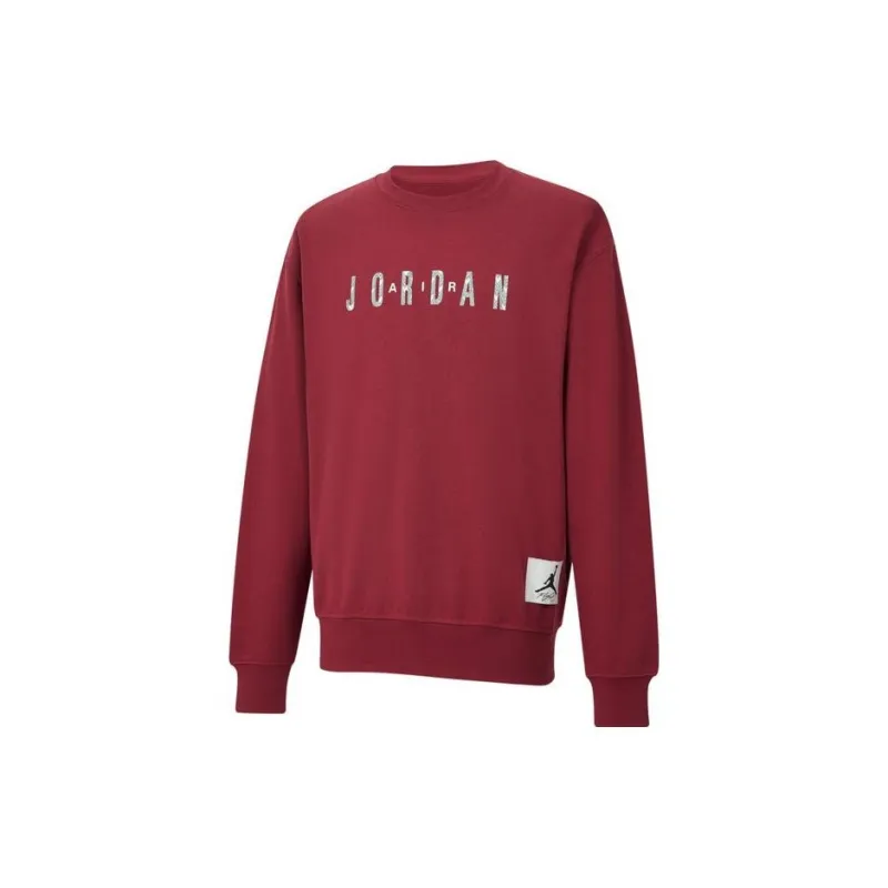 Jordan Year Of The Dragon CNY Series Sweatshirt Unisex Fir Wood Red-1