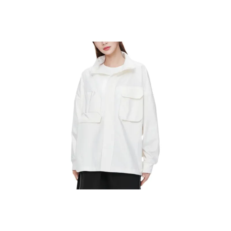 Anta Life Collection Jackets & Coats Women's Pure Tea White-2