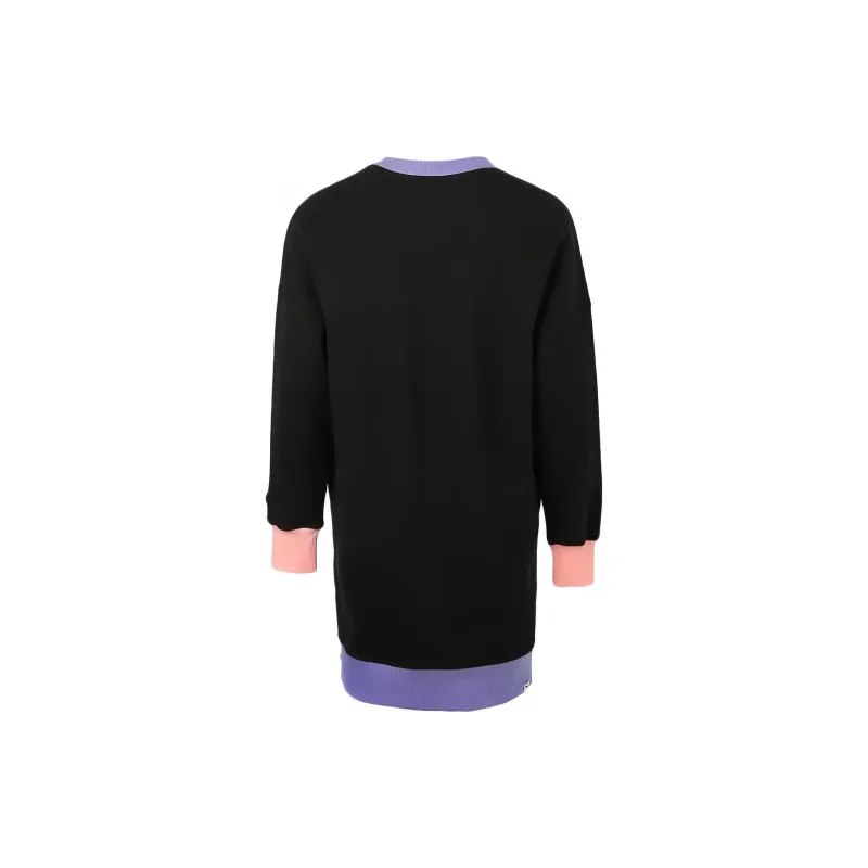 PUMA Long Sleeved Dresses Women's Black-1