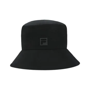 FILA Elastane Bucket Hats Unisex Black