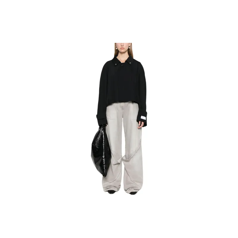 MM6 Maison Margiela Pleated Twill Jacket-1