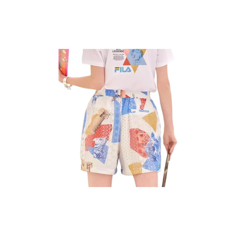 FILA Casual Shorts Women's All Over Print-5