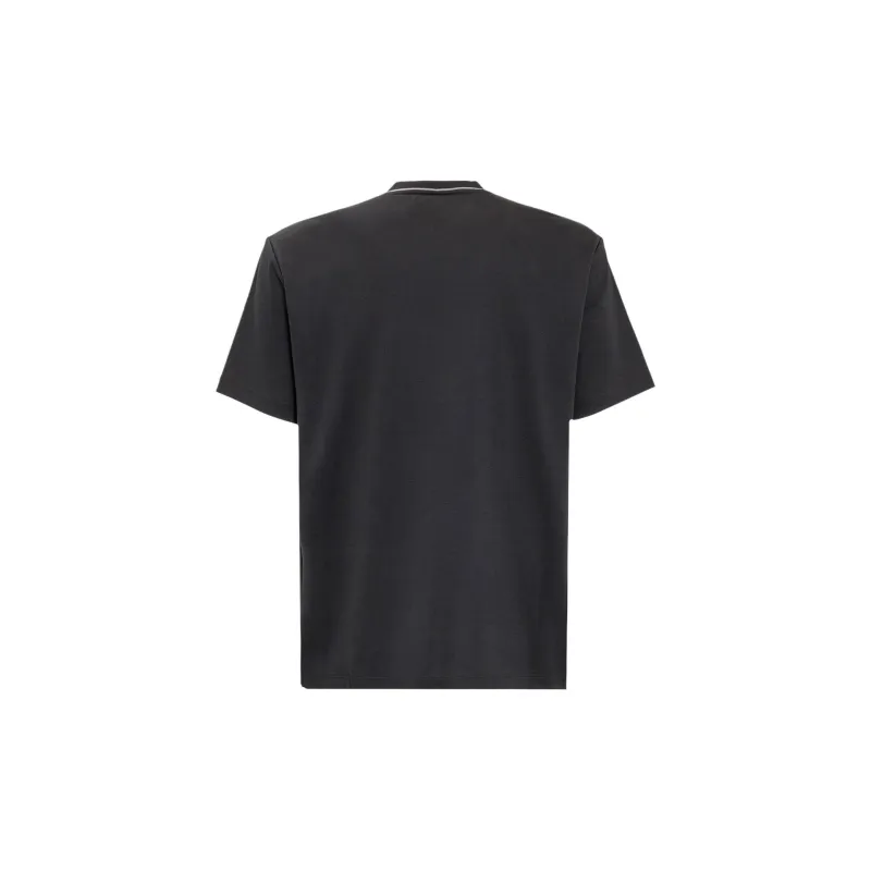 GIORGIO ARMANI T Shirts Men Black-1