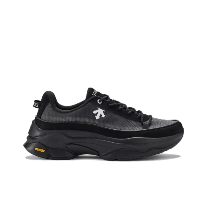 DESCENTE Dualis Anti Slip Wear Resistant Low Top Casual Shoes Unisex Black-1