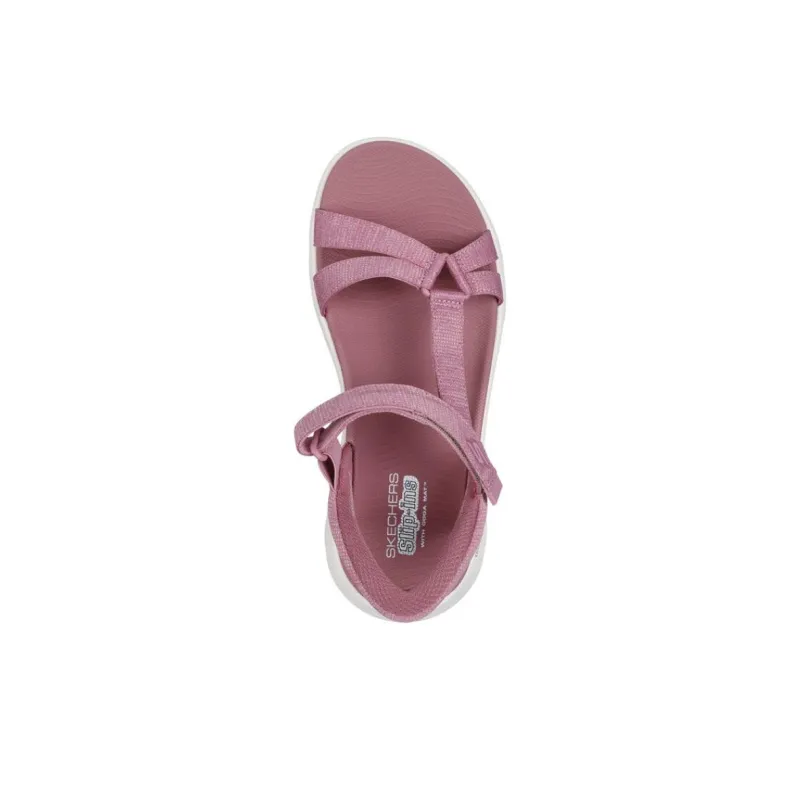 Skechers Go Walk Fle Beach Sandals Women's Light Purple-3