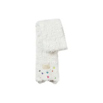 Narandu Fabric Knit Scarves Women's White