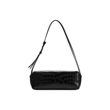 ZARA PU Shoulder Bag Small Size Women's Black