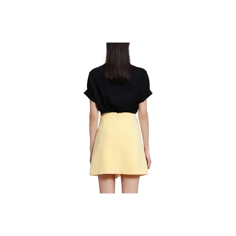 BESIONIA T Shirts Women's Black-2