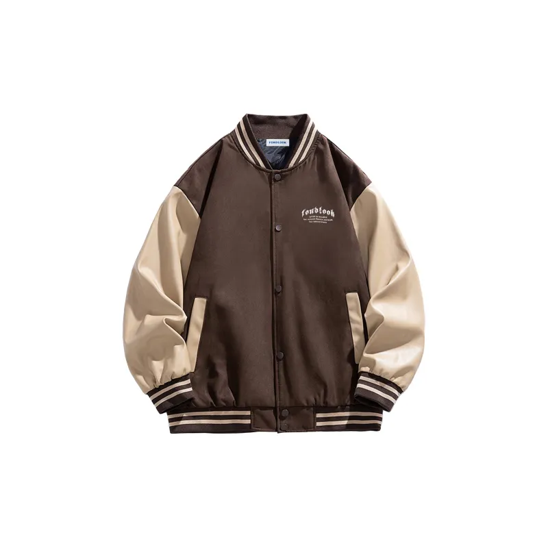 FONDLOOK Baseball Jacket Unisex-5