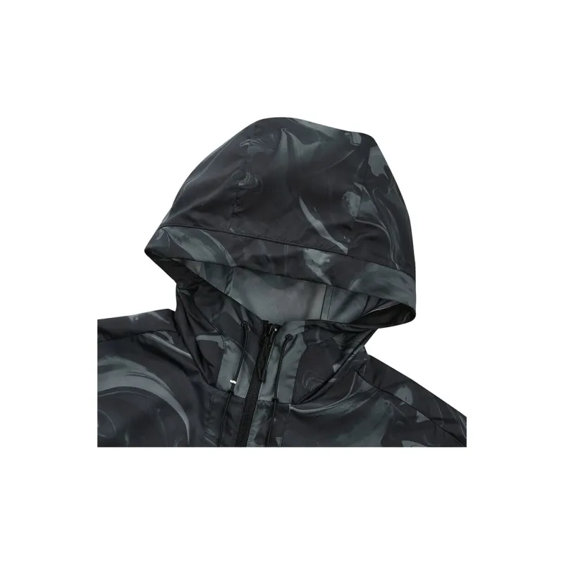 Skechers Jackets Coats Women's Psychedelic Black Gray All Over Print-3