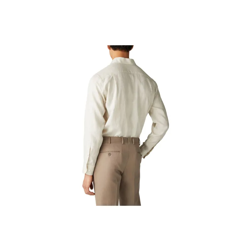 Loro Piana Shirts Men Ecru-3