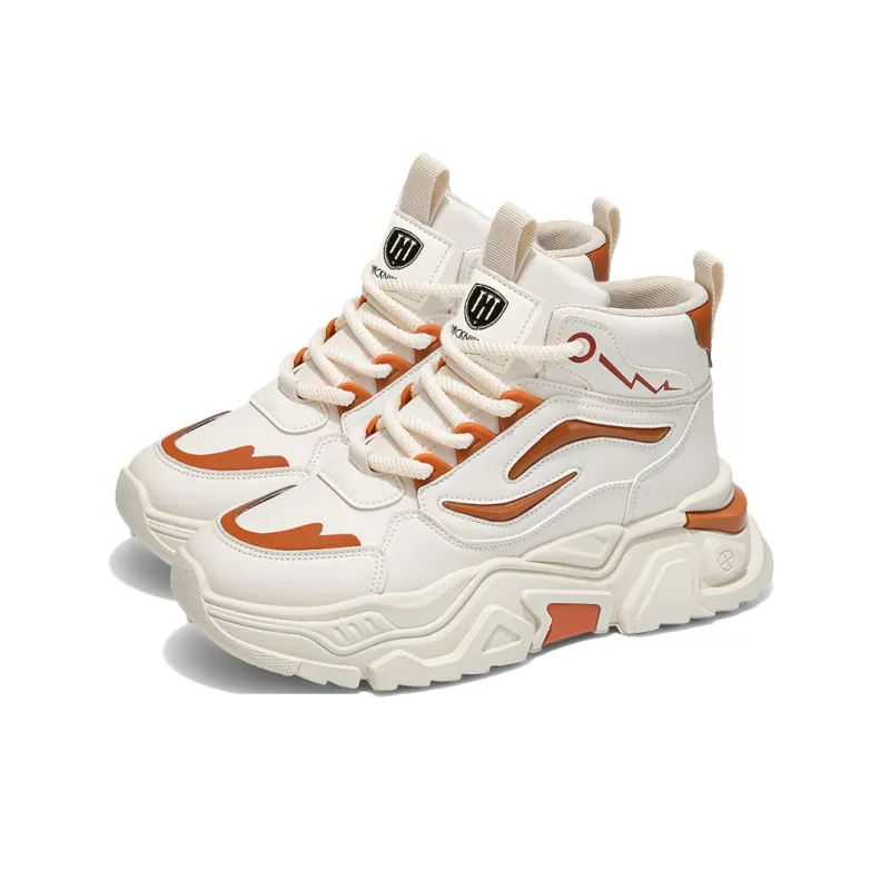 HACKBUTEER Limited Box High Top Chunky Sneakers Men's-30