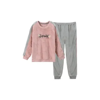 Song Qianya Pajama Set Women's Gray Pink