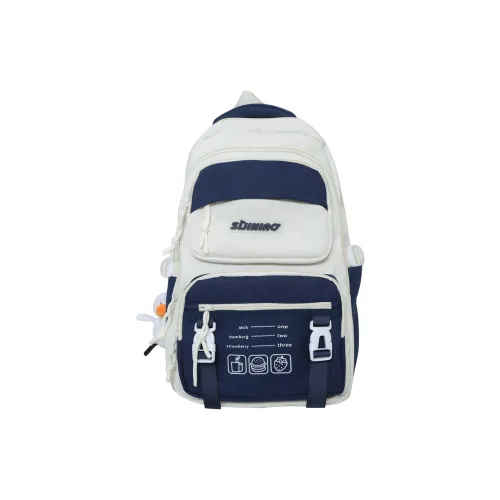 Travel Nylon Backpack Unisex Multicolor