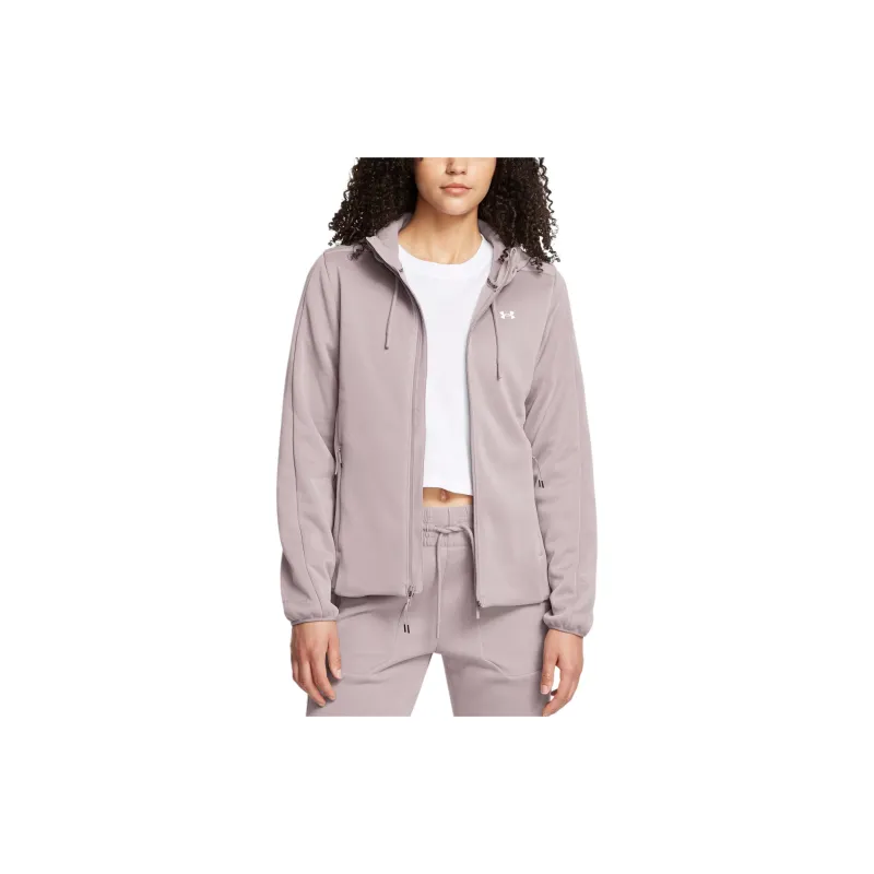 Under Armour EssentialSwacket Jackets Coats Women's Lipstick Gray-2
