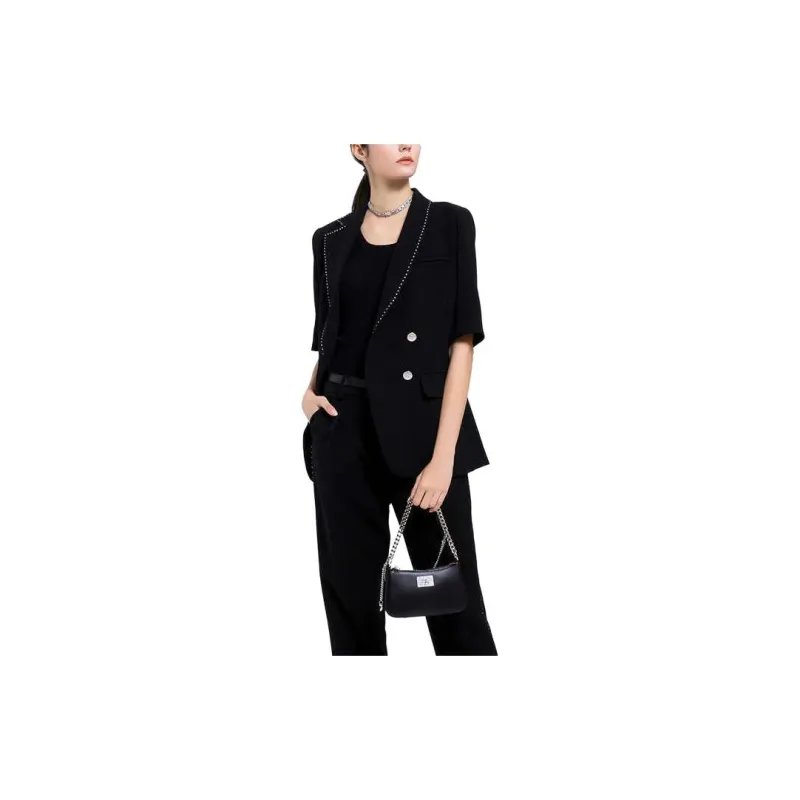 BESIONIA SS22 Business Suit Women's Black-3