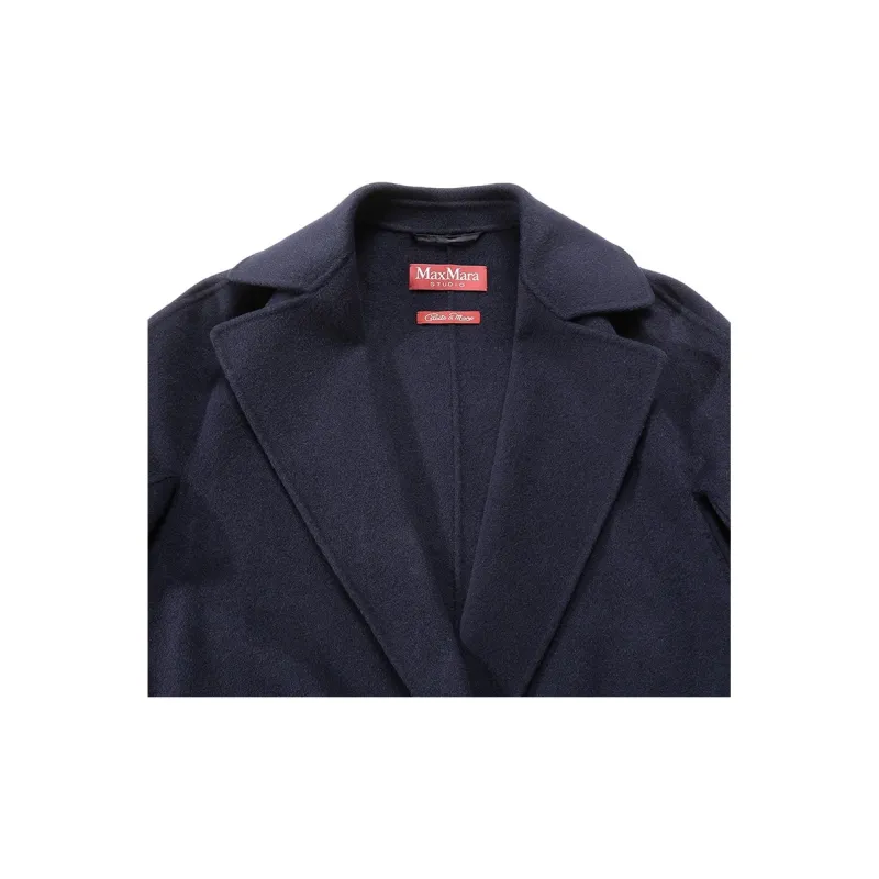 MaxMara Studio Coat Women's Dark Blue-2