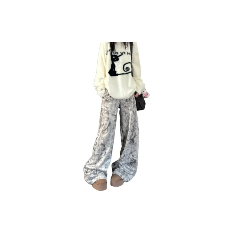 Concubine Zhu Jeans Women's Print Tie Dye-5