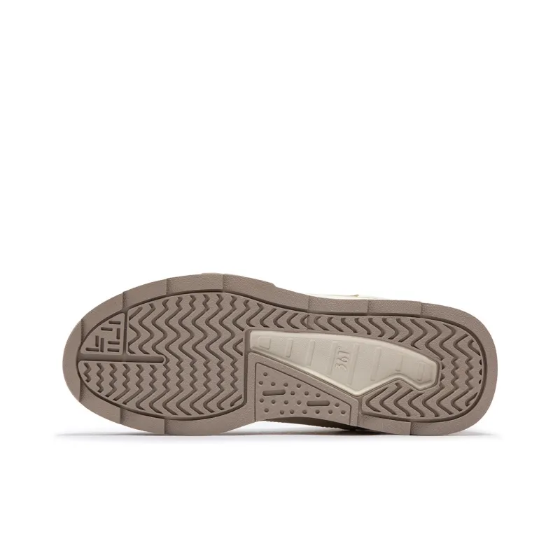 361° Thermal Slip Resistant Mid Top Skateboard Shoes Women's Beige Umber Powder-6