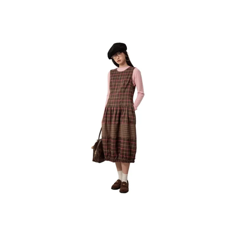 Omont Sleeveless Dresses Women's-5