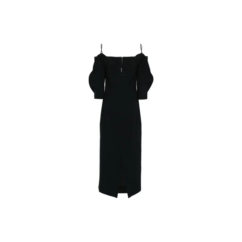 Del Core Peeling-effect Midi Dress-1