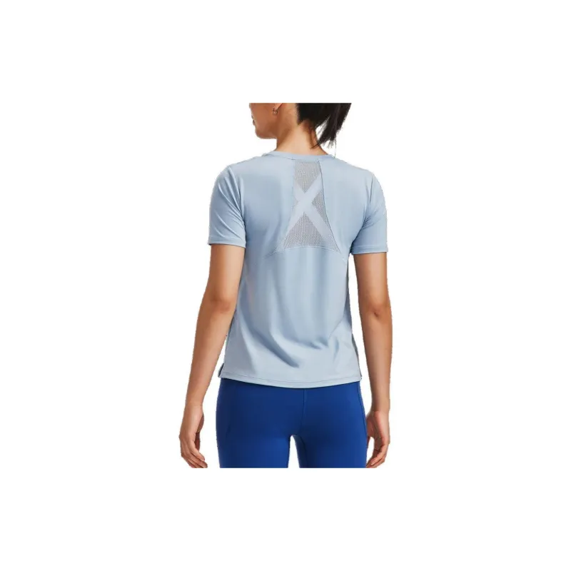 Under Armour RUSH T Shirt Women's Harbor Blue-3