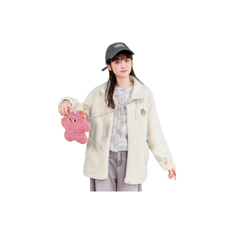 ZIHAN x Milk Puff Velvet-feel Coat Women's-1