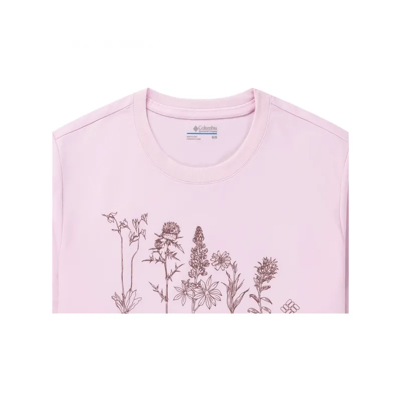 Columbia T Shirts Women's Pink-4